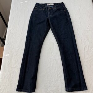 Levi's 511 Slim Jeans Boys 12 Regular 26x26 Dark Indigo Blue Excellent Condition